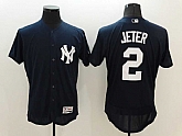 New York Yankees #2 Derek Jeter Dark Blue 2016 Flexbase Collection Stitched Jersey,baseball caps,new era cap wholesale,wholesale hats